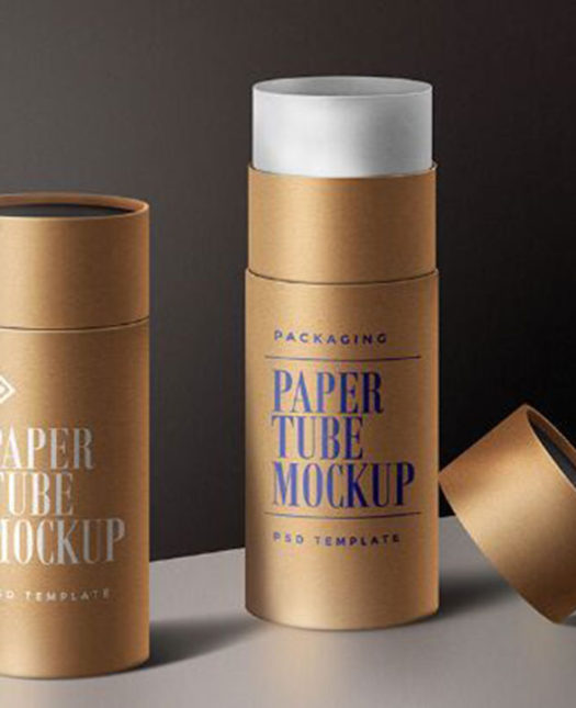 Paper Tube Mockup