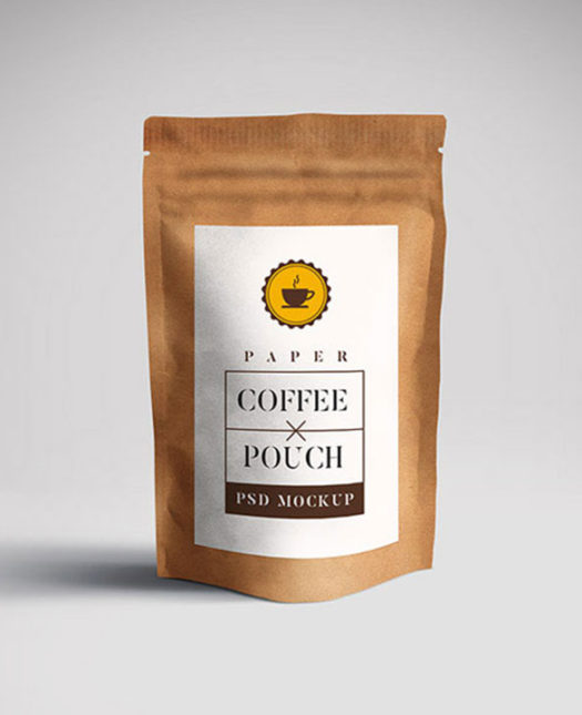 Coffee Pouch Mockup